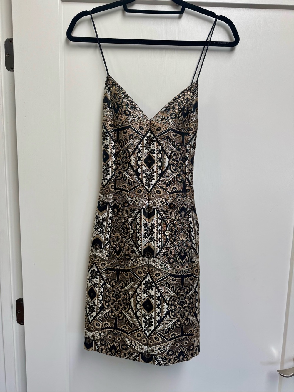 NWT Stunning Alice + Olivia Gold Embroidered Special Occasion Dress